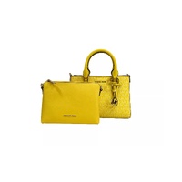 Michael Kors Women's Charlotte 3 in 1 Satchel Bag Crossbody Golden Yellow - One Size thumbnail