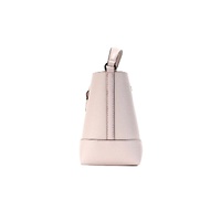 Michael Kors Women's Mercer Small Powder Blush Pebble Leather Bucket Crossbody Bag Purse - One Size thumbnail