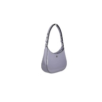 Tory Burch Women's Patent Emerson Small Shoulder Bag Purse Violet - One Size thumbnail