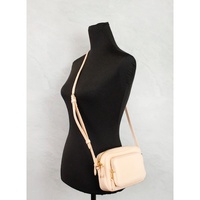 Burberry Women's Small Branded Peach Pink Grainy Leather Camera Crossbody Bag - One Size thumbnail