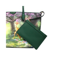 Kate Spade Women's Disney Sutton Bambi Coated Canvas Shoulder Tote Handbag Purse - One Size thumbnail