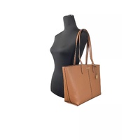 Michael Kors Women's Medium Zip Top Tote Carryall Bag Brown - One Size thumbnail