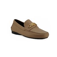 Authentic Versace Mens Loafers in Beige Calf Leather 42 EU Men thumbnail