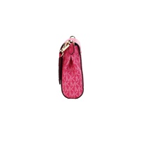 Michael Kors Women's Jet Set Medium Electric Pink Convertible Pouchette Crossbody Bag - One Size thumbnail