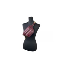 Michael Kors Women's Leather Maise 2 in 1 Fanny Waist Pack Bag Maroon - One Size thumbnail
