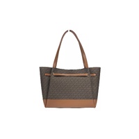 Michael Kors Women's Reed Large Belted Tote Shoulder Bag Purse Brown - One Size thumbnail