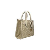 Michael Kors Women's Mirella Small Top Zip Crossbody Tote Bag Creme - One Size thumbnail