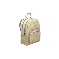 Michael Kors Women's Jaycee Medium Zip Pocket Backpack Bag Cream Gold - One Size thumbnail