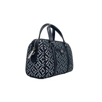 Michael Kors Women's Small Leather Duffle Crossbody Bag Black - One Size thumbnail