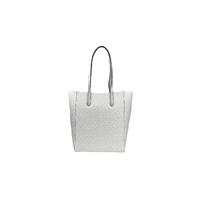 Michael Kors Women's Vincent With Card Case Large Tote Purse Bag Silver - One Size thumbnail