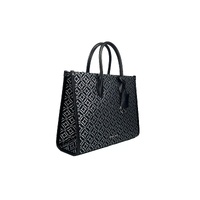 Michael Kors Women's Mirella Medium Top Zip Crossbody Tote Bag Black - One Size thumbnail