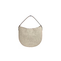 Michael Kors Women's Large Dover Half Moon Crossbody Bag Purse Powder Blush Multi - One Size thumbnail