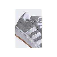 Adidas Women's Gray Leather Sneaker - 36 2/3 thumbnail