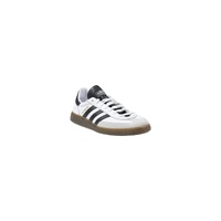 Adidas Men's Black And White Leather Sneaker - 43 1/3 thumbnail