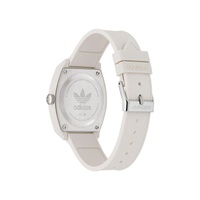 Adidas Unisex's White Silicone Watch - One Size thumbnail