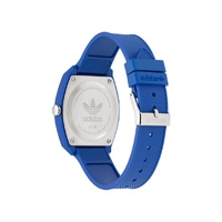 Adidas Unisex's Blue Silicone Watch - One Size thumbnail