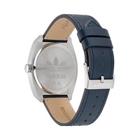 Adidas Men's Blue Leather Watch - One Size thumbnail