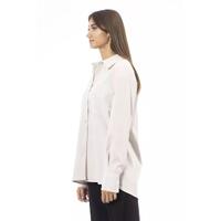 Alpha Studio Women's White Polyester Shirt - 42 IT thumbnail