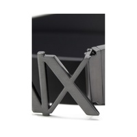 Armani Exchange Men's Black Leather Belt - 90 cm thumbnail