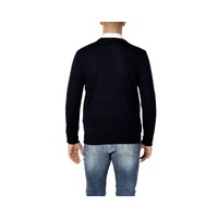 Armani Exchange Men's Blue Wool T-Shirt - 44 IT thumbnail