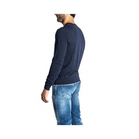 Armani Exchange Men's Blue Cotton T-Shirt - 44 IT thumbnail
