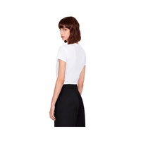 Armani Exchange Women's White Cotton Tops & T-Shirt - 42 IT thumbnail