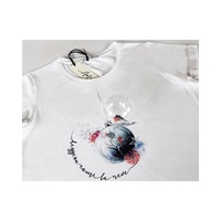 ATratti Women's Chic White Stretch Viscose Tee - S thumbnail