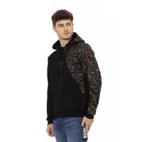 Hooded Sweatshirt with Shield Logo Print S Men thumbnail