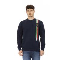 Shield Logo Crewneck Sweatshirt with Tricolor Print L Men thumbnail