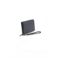 Leather Wallet with Handle and Zip Closure One Size Men thumbnail