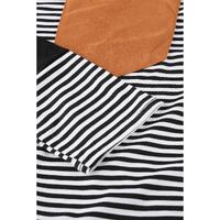 Azura Exchange Pinstripe Patch Pocket Top - M thumbnail