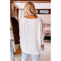 Azura Exchange Shift Top with Smocked Wrist - XL thumbnail