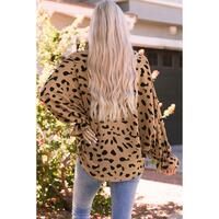 Azura Exchange V Neck Ruffled Cuffs Loose Blouse - L thumbnail