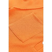 Azura Exchange V Neck Drop Shoulder Waffle Knit Top - M thumbnail