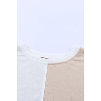Azura Exchange Color Block Patchwork Long Sleeve Top - M thumbnail