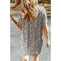 Azura Exchange Tunic Top with Print and Side Pockets - S thumbnail