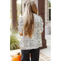 Azura Exchange Bubble Sleeve Blouse with Smocking Detail - L thumbnail