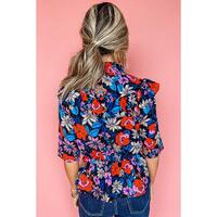 Azura Exchange Ruffle Peplum Top - L thumbnail