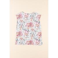 Azura Exchange Lace Splicing Sleeveless Blouse - L thumbnail