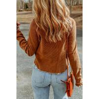Azura Exchange Textured Long Sleeve Top - S thumbnail