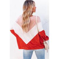Azura Exchange Chevron Knit Top - L thumbnail