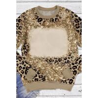 Azura Exchange Leopard Print Long Sleeve Top - M thumbnail