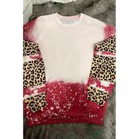 Azura Exchange Leopard Tie-Dye Long Sleeve Top - S thumbnail
