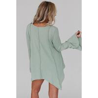 Azura Exchange Expose Seam Bell Sleeve Top - L thumbnail