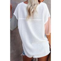 Azura Exchange Colorblock Long Sleeve Oversized Top - S thumbnail