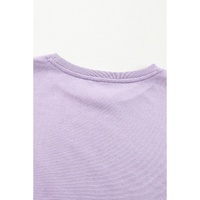 Phalaenopsis Mineral Wash Colorblock Arm Patchwork Oversize Top - L thumbnail