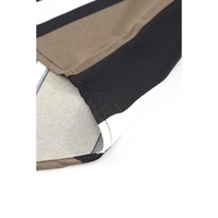 Black Brown Striped Modern Women Shirt - XL thumbnail