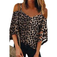 Azura Exchange Cold Shoulder Blouse - L thumbnail
