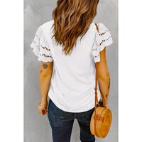 Azura Exchange Ruffle Sleeve T-shirt - S thumbnail