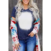 Azura Exchange Tie-dyed Round Neck Short Sleeve T-shirt - S thumbnail